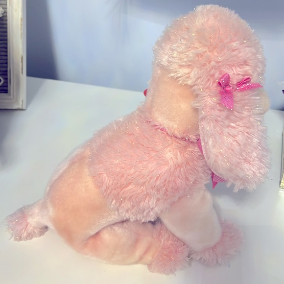 TY Pinky’s Adorable Pink Poodle Plush Toy - Pinky Poo - Picture 4 of 6